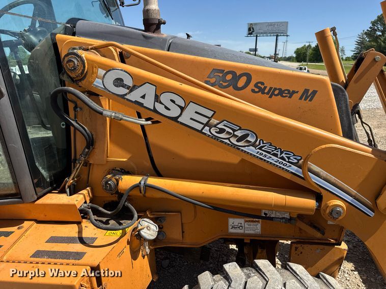 image for item EN4558 2007 Case 590 Super M Series 2 backhoe