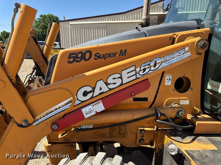 image for item EN4558 2007 Case 590 Super M Series 2 backhoe