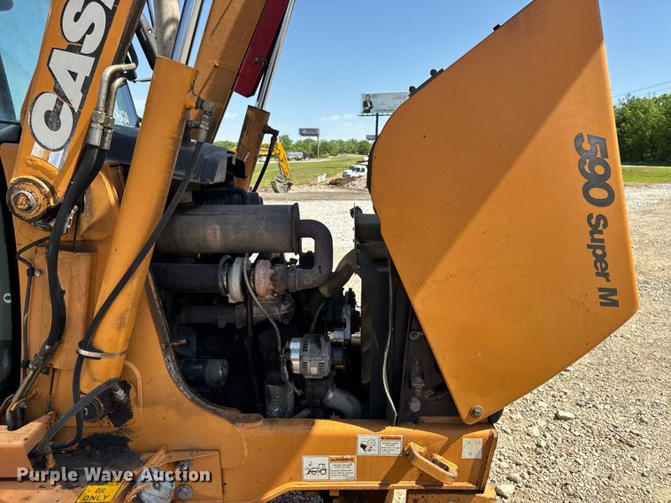 image for item EN4558 2007 Case 590 Super M Series 2 backhoe