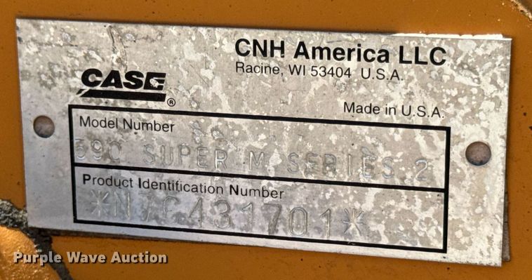 image for item EN4558 2007 Case 590 Super M Series 2 backhoe