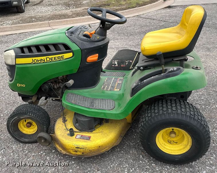 image for item EQ1413 2010 John Deere D110 lawn mower