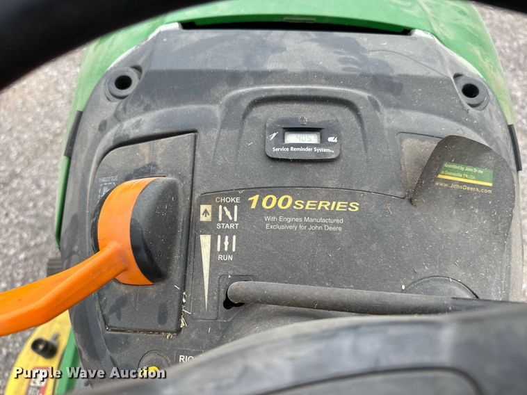 image for item EQ1413 2010 John Deere D110 lawn mower