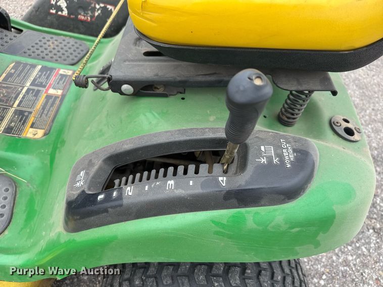 image for item EQ1413 2010 John Deere D110 lawn mower