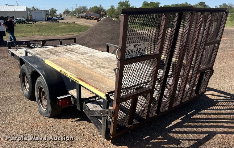 image for item EQ4609 1993 PJ utility trailer