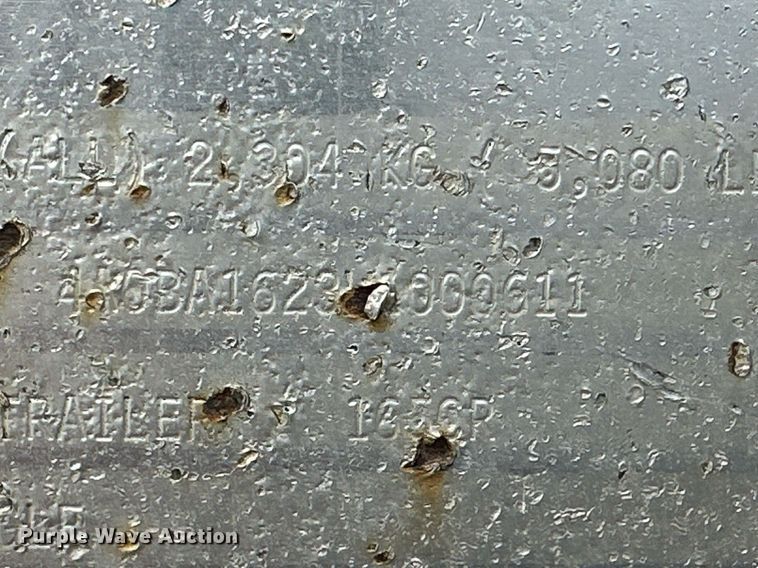 image for item EQ4719 1998 Neal utility trailer