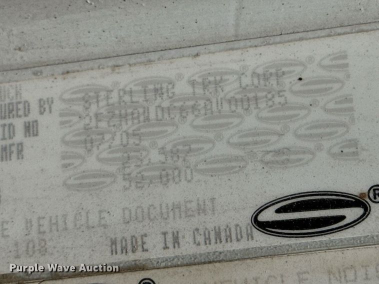 image for item JP9047 2006 Sterling LT8500 dump truck