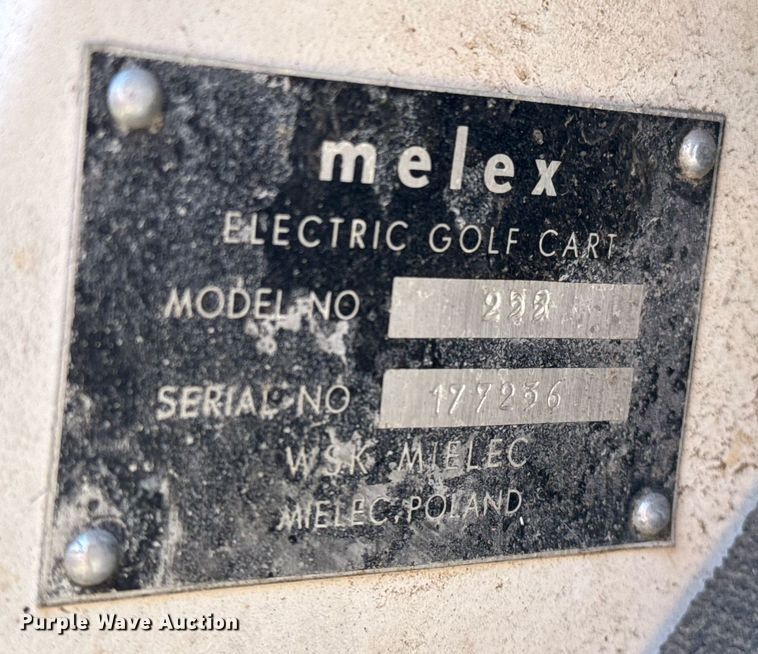 image for item NE9808 Melex 255 golf cart