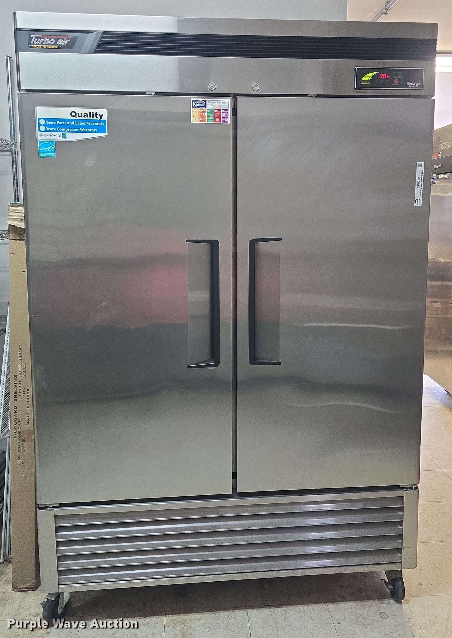 Turbo Air Dlx Fridge TSR49SD refrigerator in Shawnee, KS | Item