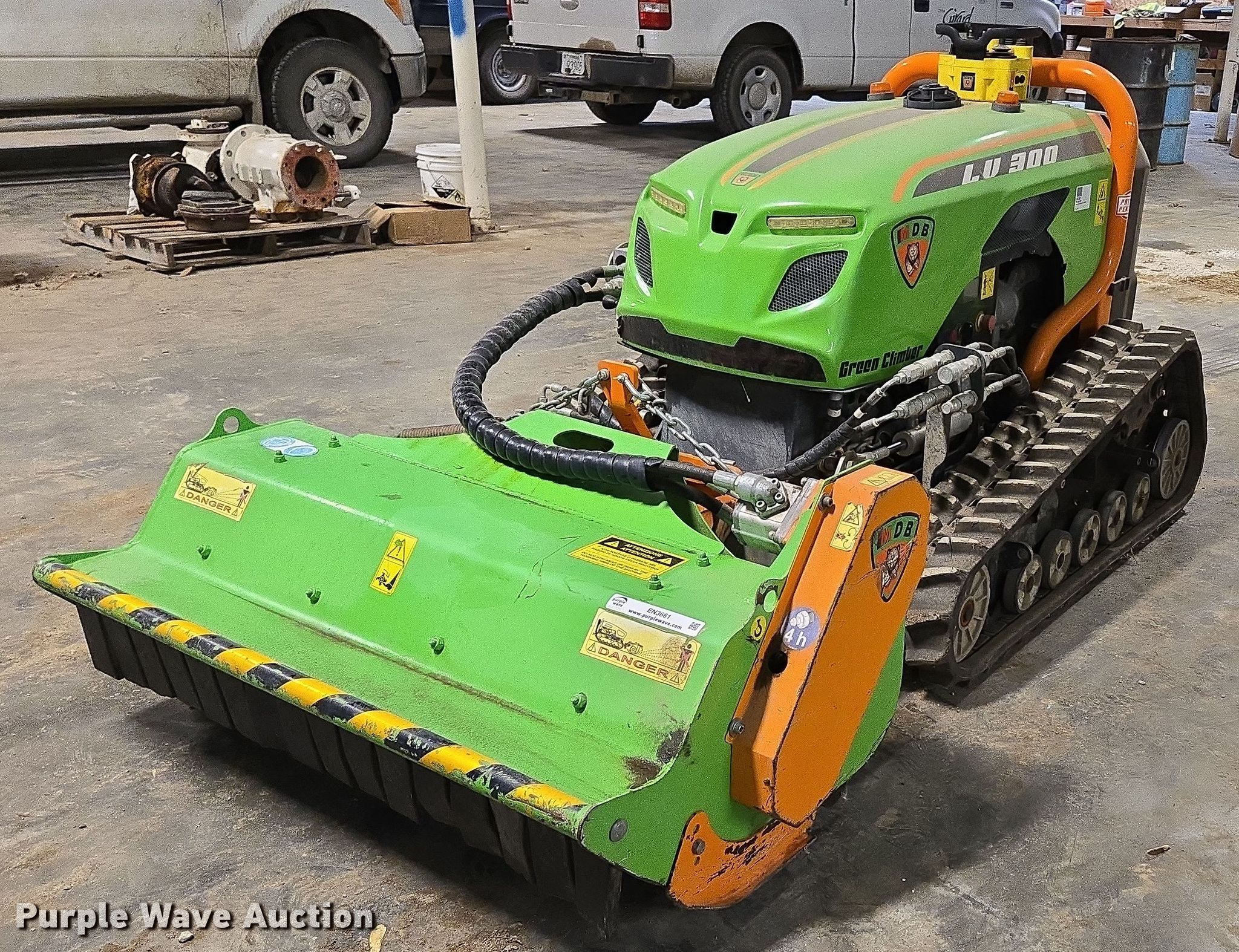 2017 MDB Green Climber LV300 remote controlled slope flail mower