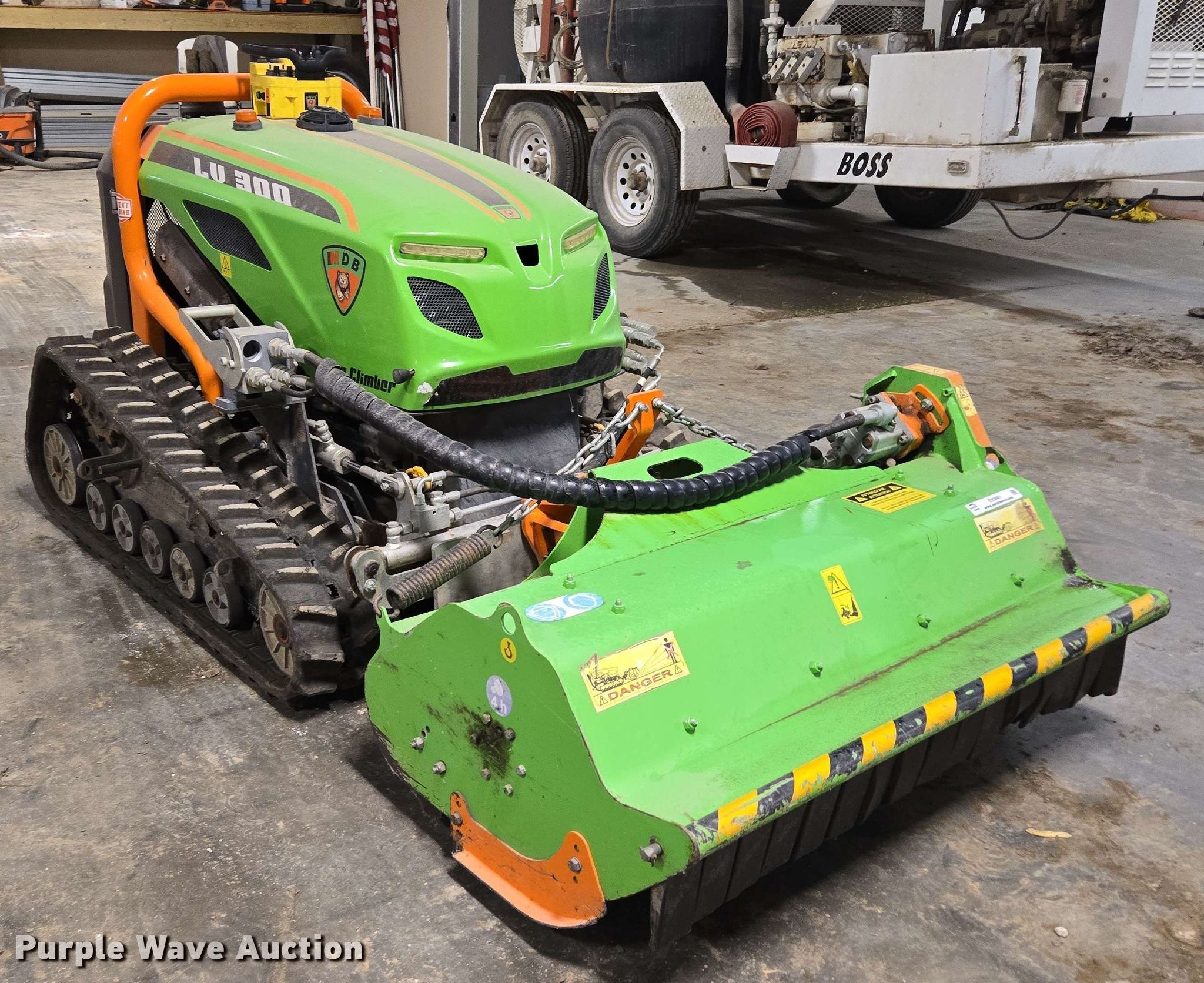 2017 MDB Green Climber LV300 remote controlled slope flail mower