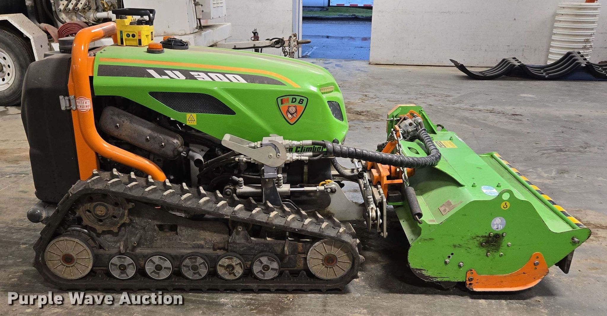 2017 MDB Green Climber LV300 remote controlled slope flail mower