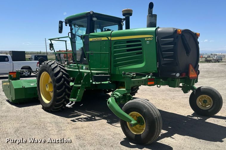 image for item DF8502 2013 John Deere R450 swather / windrower