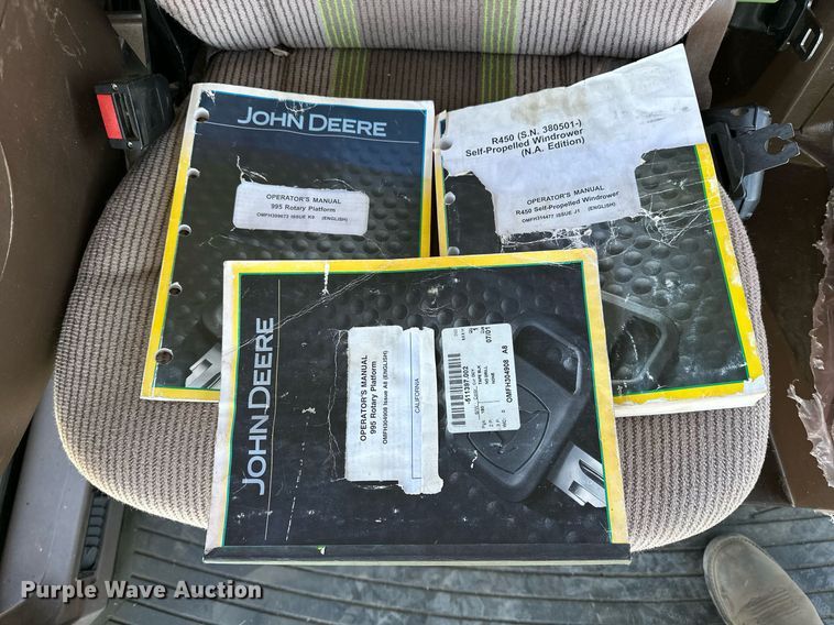 image for item DF8502 2013 John Deere R450 swather / windrower