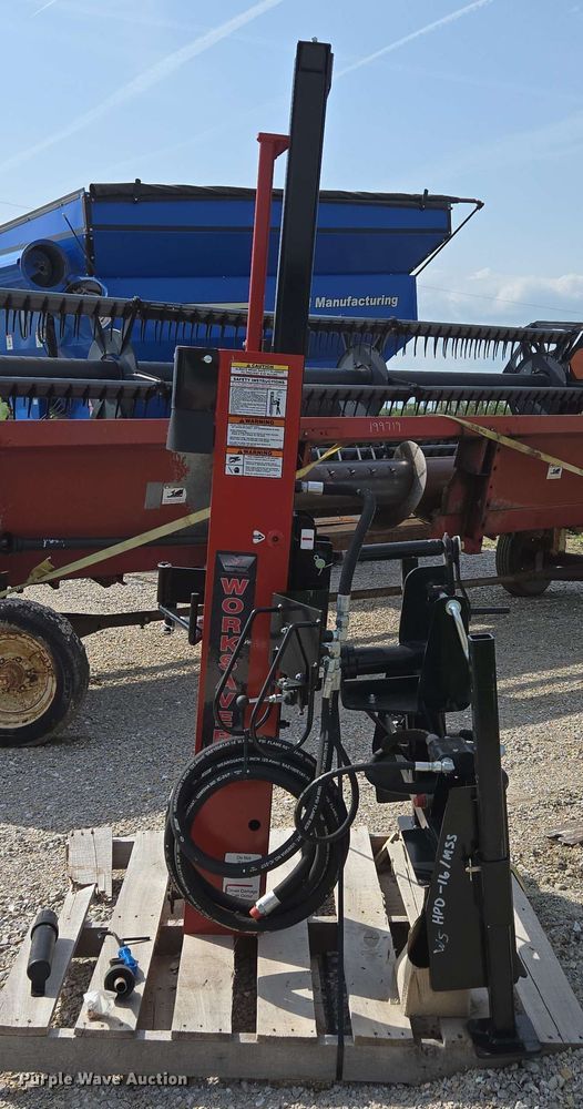 image for item DP6366 Worksaver HDP-16 skid steer post driver