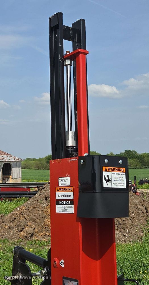 image for item DP6366 Worksaver HDP-16 skid steer post driver
