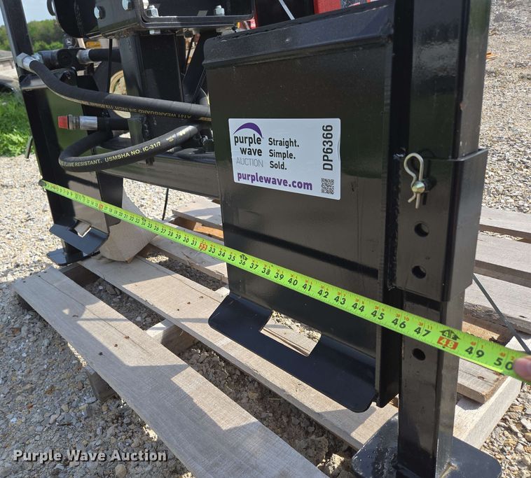 image for item DP6366 Worksaver HDP-16 skid steer post driver