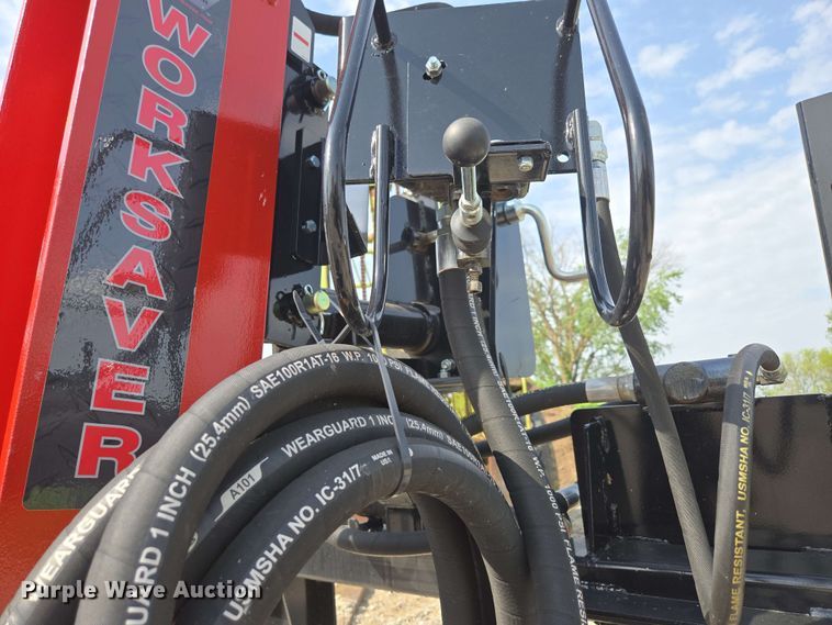 image for item DP6366 Worksaver HDP-16 skid steer post driver