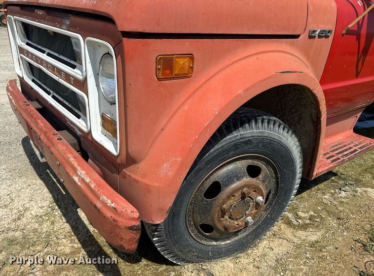 image for item DV4020 1969 Chevrolet C50 grain truck