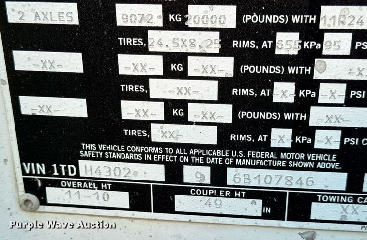 image for item DV4038 2006 Timpte Super Hopper grain trailer