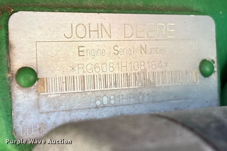 image for item DY2485 1998 John Deere 8400 MFWD tractor