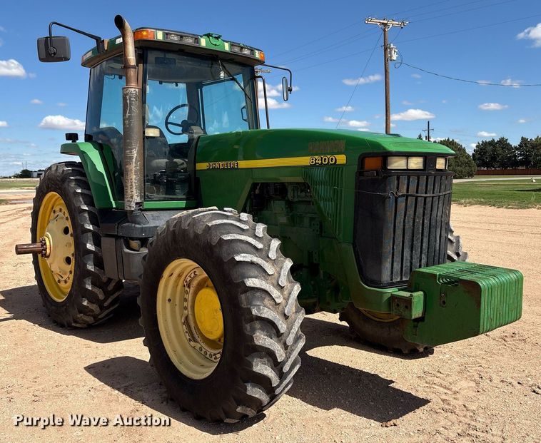 image for item DY2486 1999 John Deere 8400 MFWD tractor