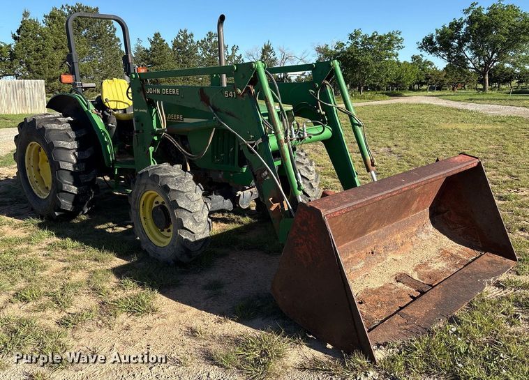 image for item DY2507 2000 John Deere 5410 MFWD tractor