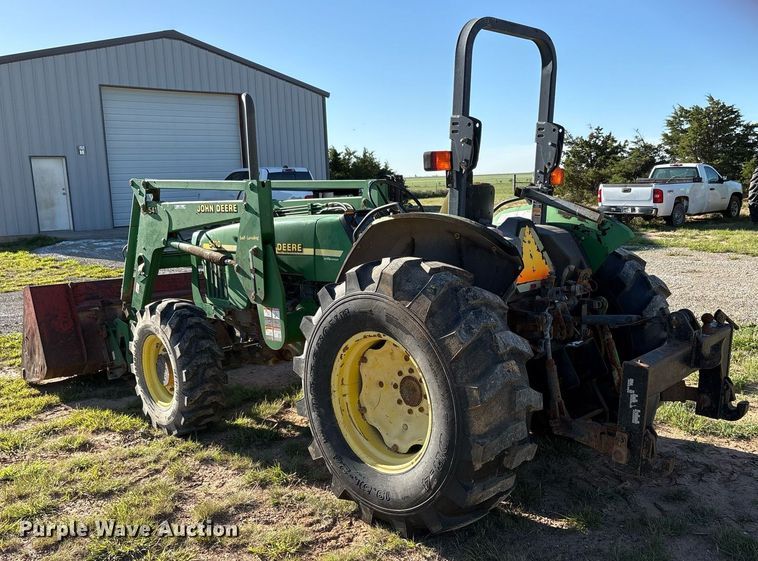 image for item DY2507 2000 John Deere 5410 MFWD tractor