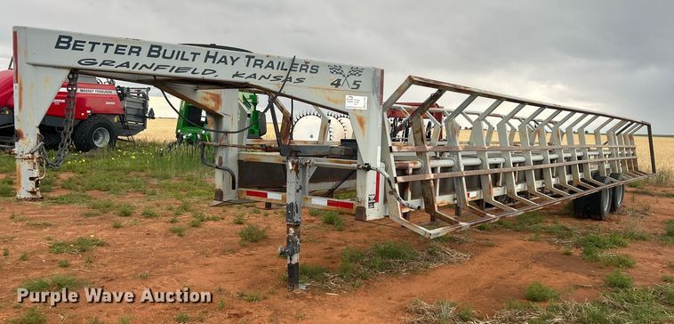 image for item EC1382 2014 Better build trailer hay bale trailer