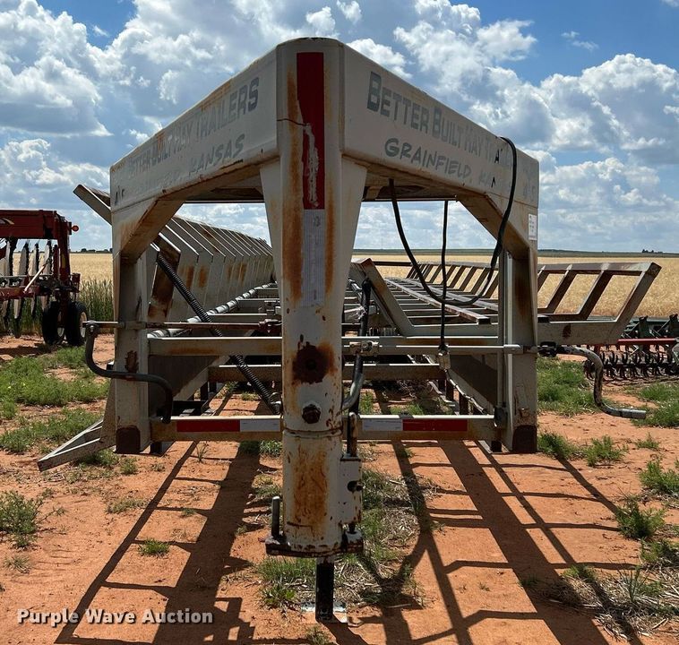 image for item EC1382 2014 Better build trailer hay bale trailer