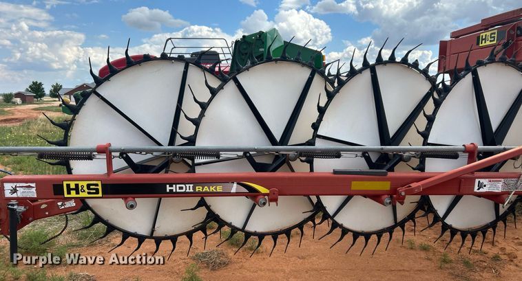 image for item EC1384 2014 H&S HDII hay rake