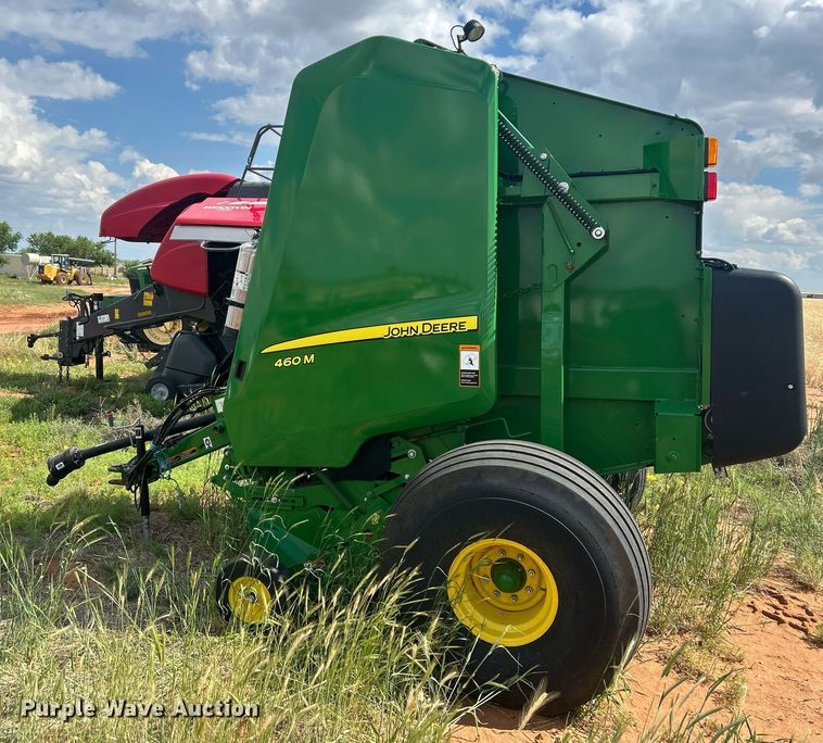 image for item EC1385 2021 John Deere 460M round baler