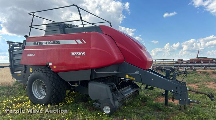 image for item EC1386 2017 Massey Ferguson 2290 large square baler