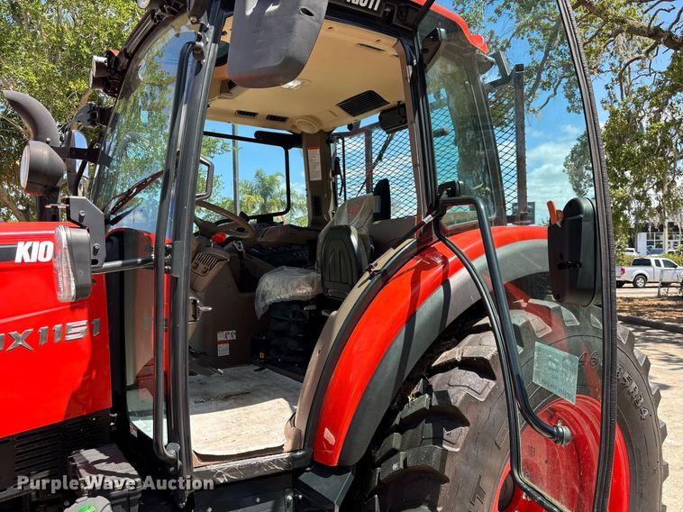 image for item EC3580 2024 Kioti HX1151 MFWD tractor