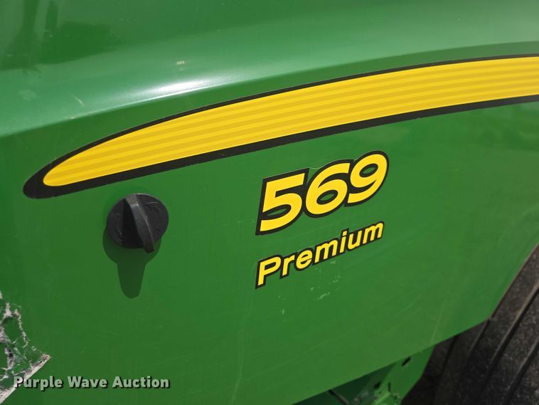 image for item EF3518 2014 John Deere 569 Premium round baler