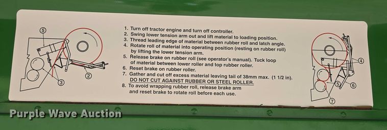 image for item EF3518 2014 John Deere 569 Premium round baler