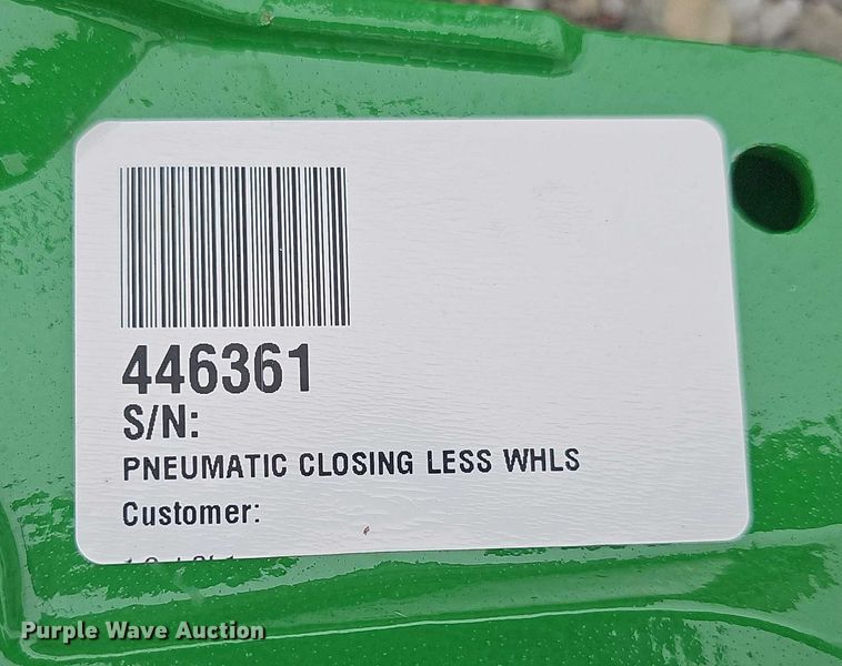 image for item EH8984 (24) pneumatic planter closing wheel frames