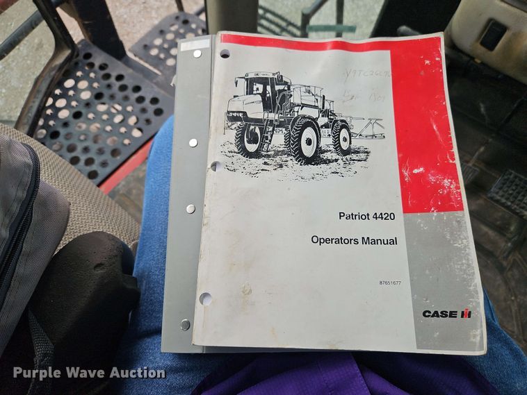 image for item EJ0028 2011 Case Patriot 4420 sprayer