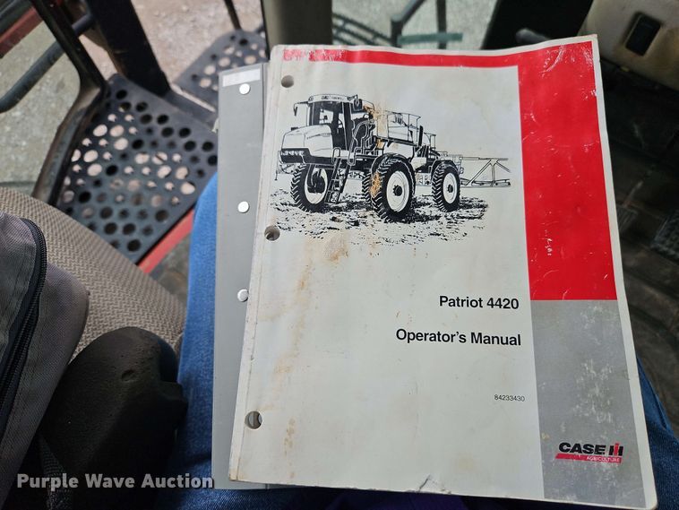 image for item EJ0028 2011 Case Patriot 4420 sprayer
