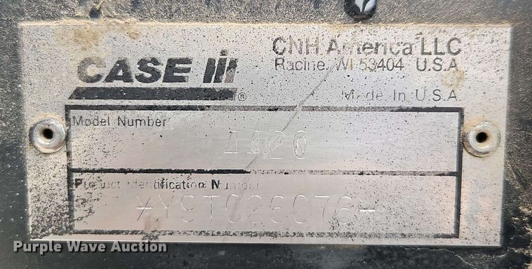 image for item EJ0028 2011 Case Patriot 4420 sprayer