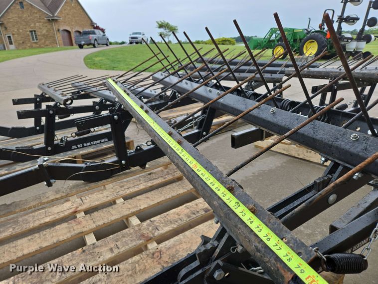 image for item EN3708 (4) Remlinger MFG. Co. three bar tine harrow sections