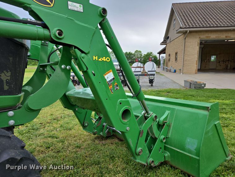 image for item EN3710 2015 John Deere 5075E MFWD tractor