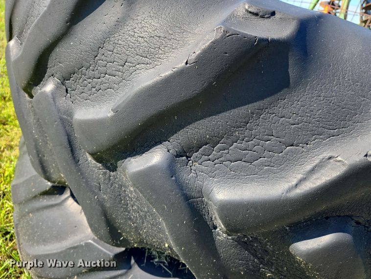 image for item EN8993 (2) Goodyear 18.4-38 tires and wheels