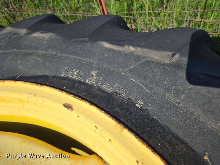 image for item EN8993 (2) Goodyear 18.4-38 tires and wheels