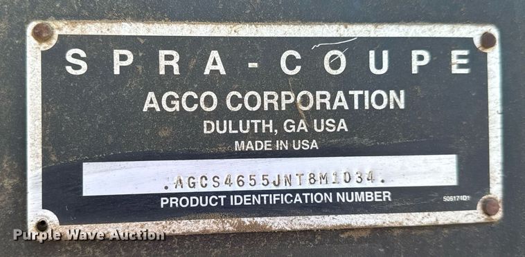 image for item EQ1426 2010 Spra-Coupe 4655 sprayer