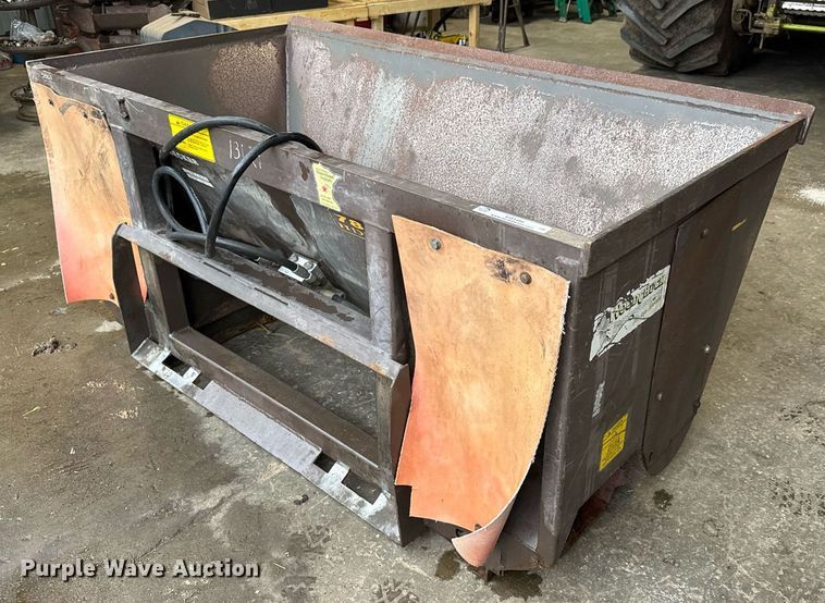 image for item EQ1486 Becker 78HDI Wood Chuck skid steer spreader bucket 