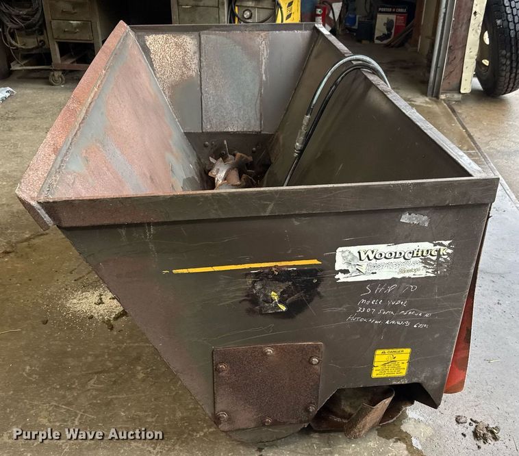image for item EQ1486 Becker 78HDI Wood Chuck skid steer spreader bucket 