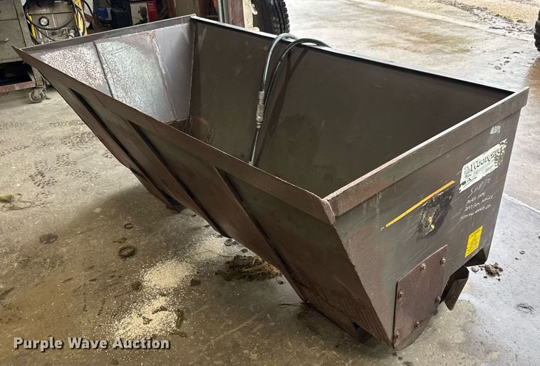 image for item EQ1486 Becker 78HDI Wood Chuck skid steer spreader bucket 