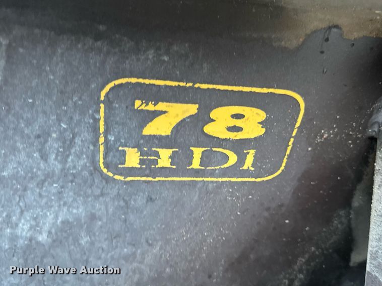 image for item EQ1486 Becker 78HDI Wood Chuck skid steer spreader bucket 