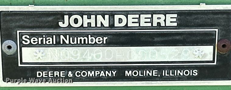image for item EQ4775 John Deere 9400 grain drill