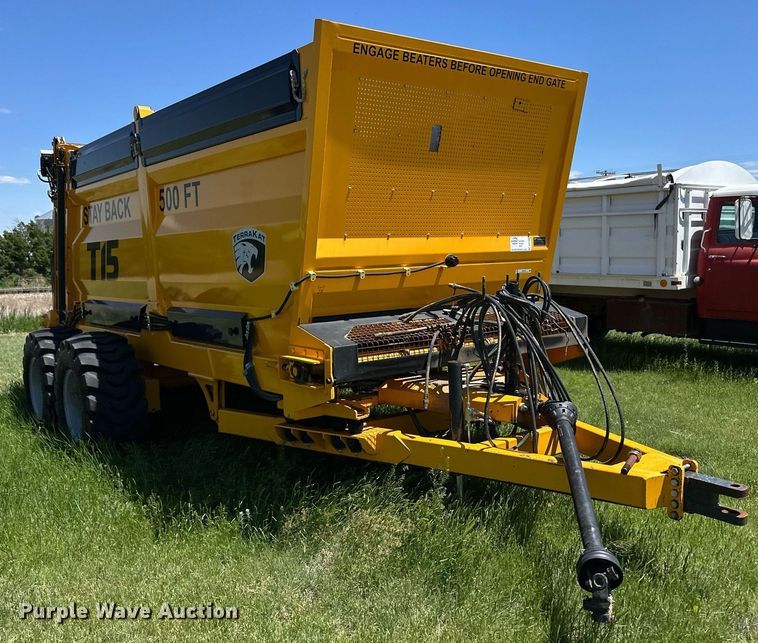 image for item EQ4778 2021 Terrakat T15 manure spreader